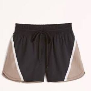 Abercrombie YPB Lined Women’s Colorblock Running Shorts M